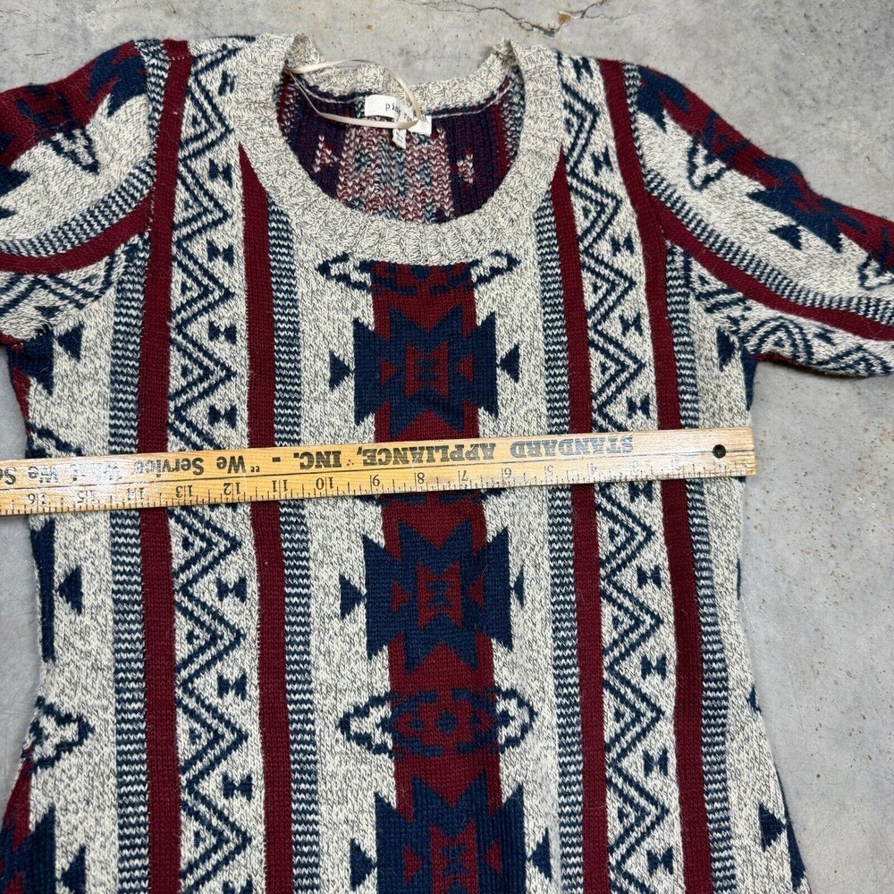 Pink Rose Multicolor Patterned Sweater - Picture 9 of 9